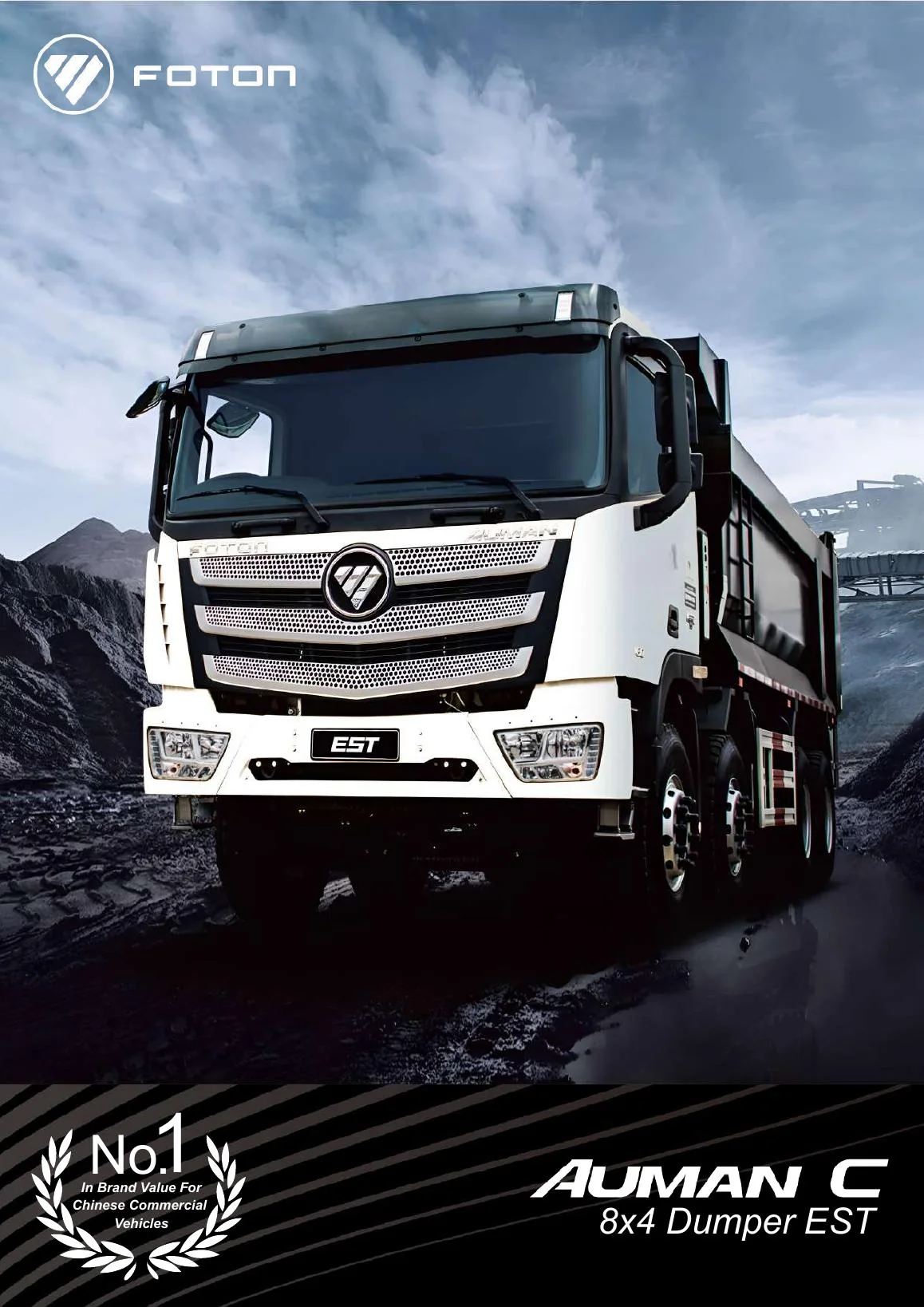 Brosur Foton Auman C EST 8x4 Dumper