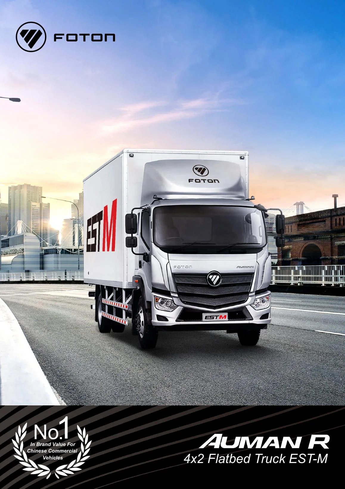 Brosur Foton Auman R EST-M 4x2 Flatbed Truck